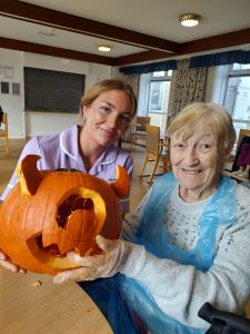 Oldfield House Care Home Residents Celebrate Halloween with Pumpkin Carving Fun 2 IMG 20251024 132938973 HDR Wellbeing Oldfield