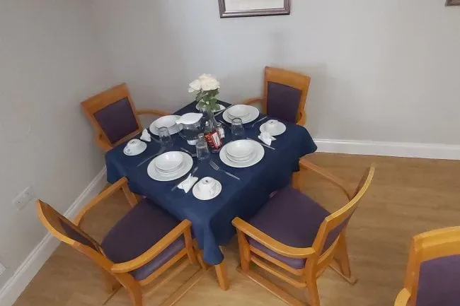 dining table set for lunch 2