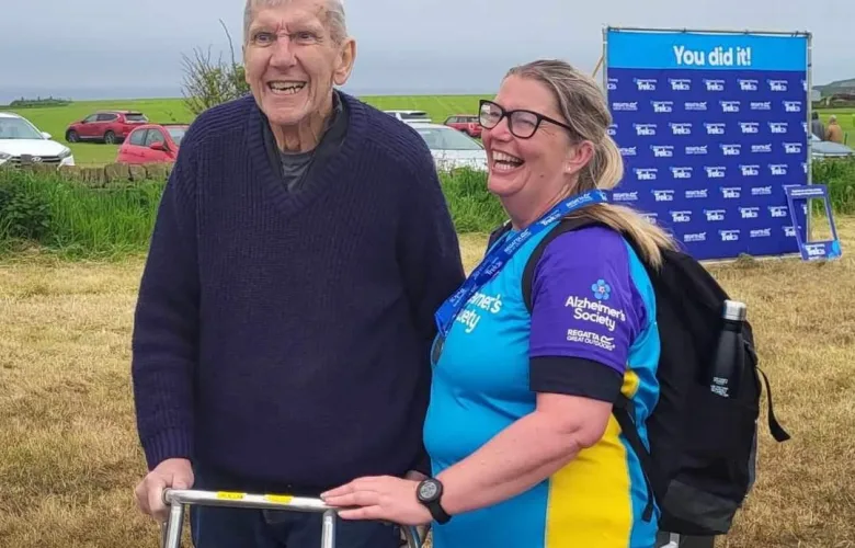 Ivy Court Resident Michael Surprises Daughter at Trek26 Walk Finish Line for Alzheimer’s Society 2 ivy court