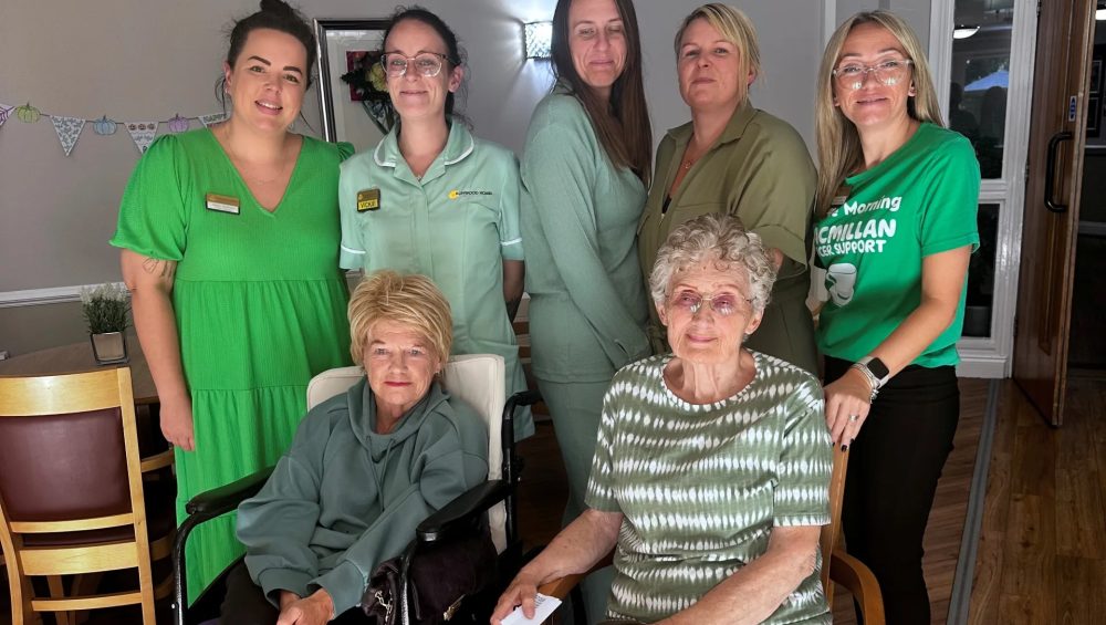 Highview Lodge Care Home Hosts Coffee Morning in Support of Macmillan 1 Macmillan scaled jpg e1759412634144