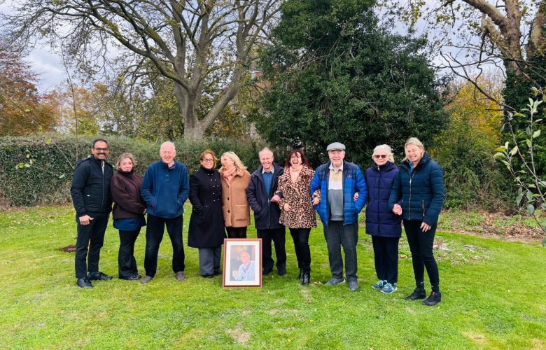 Family Plants Memorial Orchard at Eastham Care Home 8 Denis 1 Manager Eastham