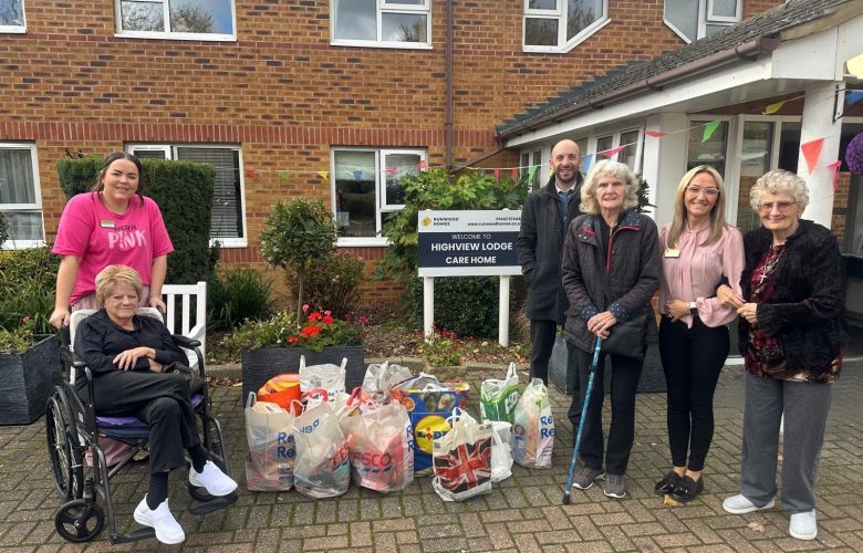 Highview Lodge Care Home Receives Generous Harvest Festival Donation from Gadevalley School 5 Harvest festival Manager Highview