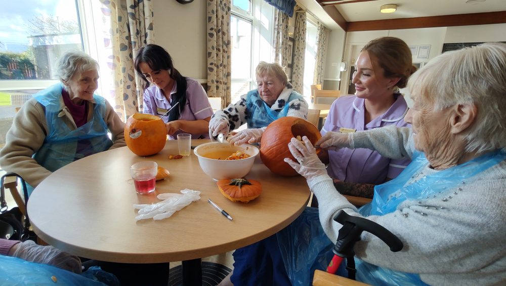 Oldfield House Care Home Residents Celebrate Halloween with Pumpkin Carving Fun 1 IMG 20251024 131631533 HDR Wellbeing Oldfield