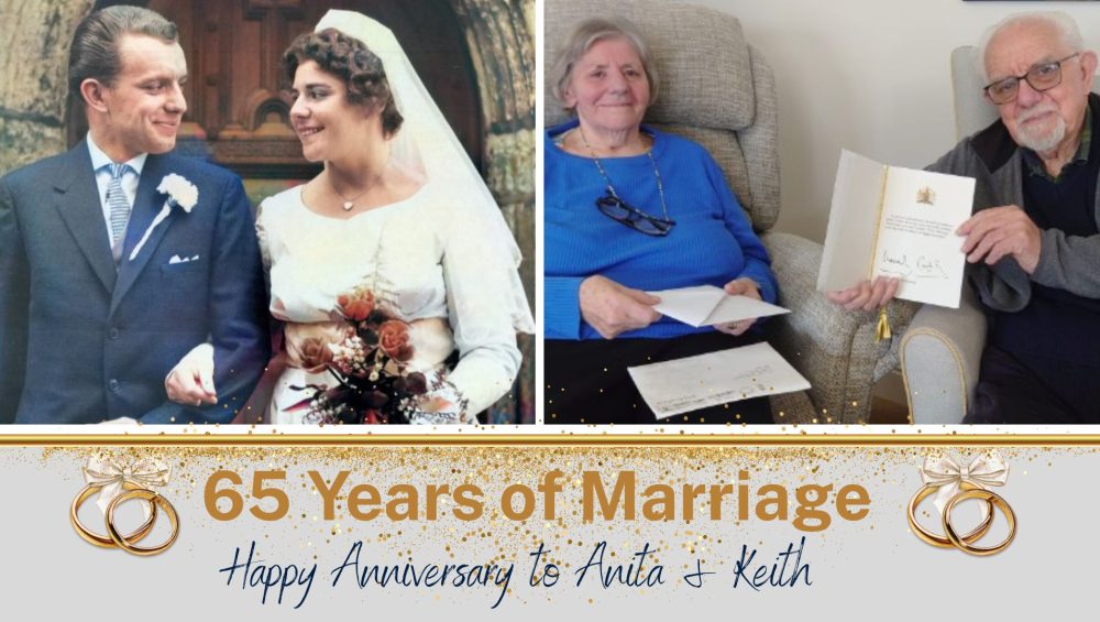 A Diamond Celebration: Anita and Keith Mark 65 Years of Marriage 1 Press release images collage templates 11 1