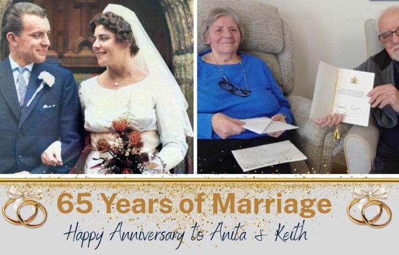 A Diamond Celebration: Anita and Keith Mark 65 Years of Marriage 13 Press release images collage templates 11 1