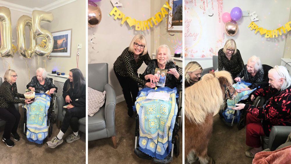 Windmill House Celebrates Resident Yvonne’s Remarkable 105th Birthday 1 Press release images collage templates 12