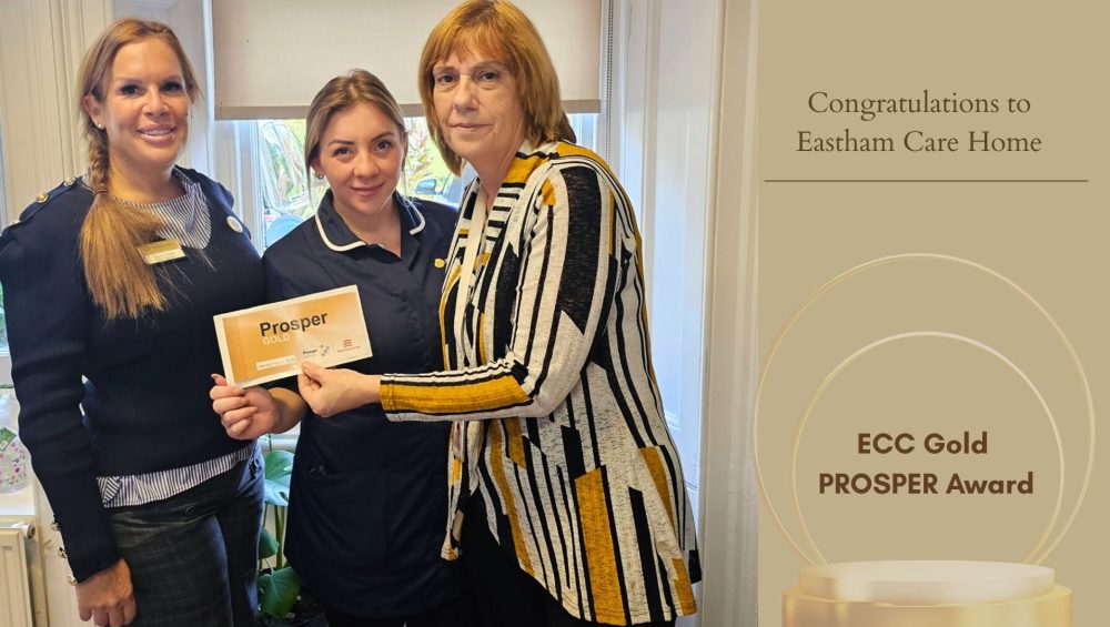 Eastham Care Home Achieves Prestigious ECC Gold PROSPER Award 1 Press release images collage templates 20 1