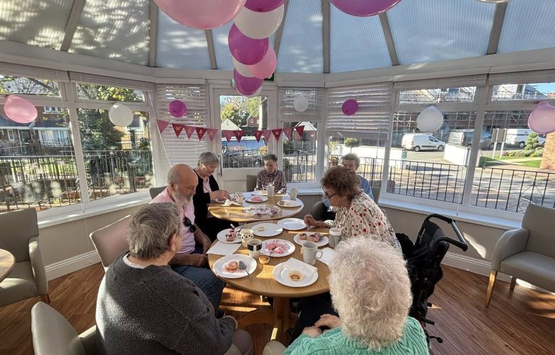 Residents and Staff Raise Funds for Breast Cancer Awareness at Café Bar 10 pink 1 Wellbeing Parkview