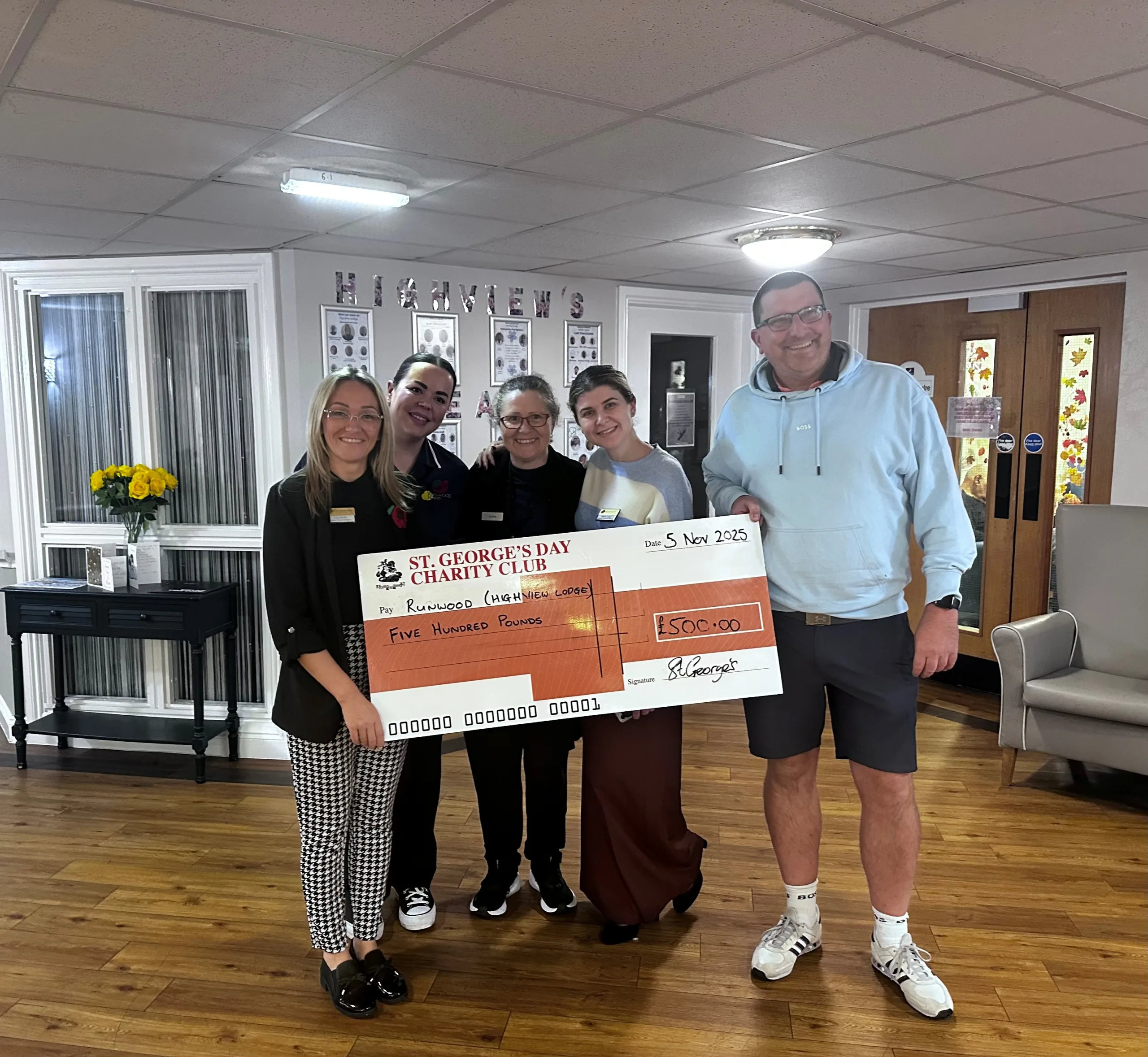 St Georges Day charity donation scaled jpg