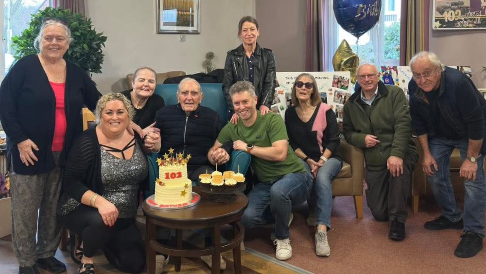 Redbond Lodge Celebrates George’s Remarkable 102nd Birthday 1 Press release images collage templates 15