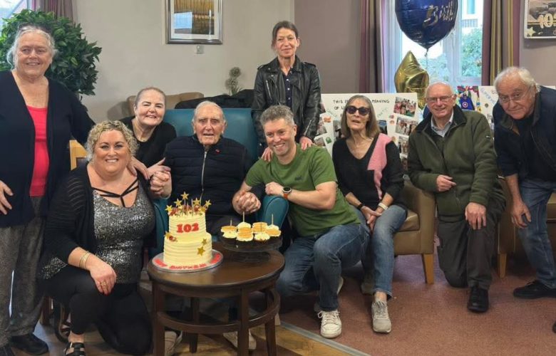 Redbond Lodge Celebrates George’s Remarkable 102nd Birthday 5 Press release images collage templates 15