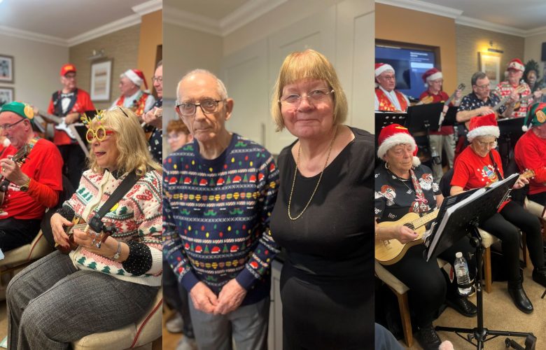 Rosedale Court Welcomes the Canvey Uker’s for Festive Ukulele Christmas Special 6 Press release images collage templates 21