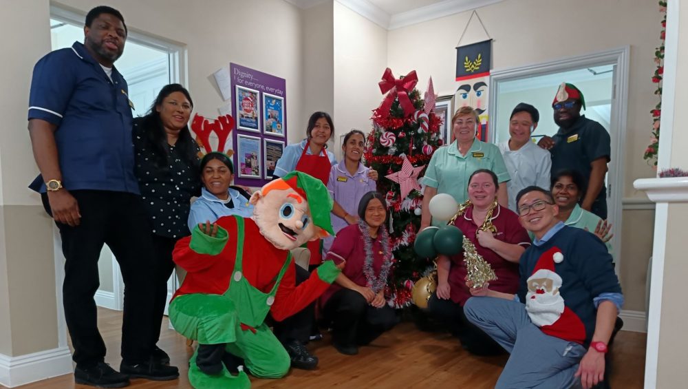 Frank Foster House Brings Residents Joy with Christmas Party 1 Press release images collage templates 23