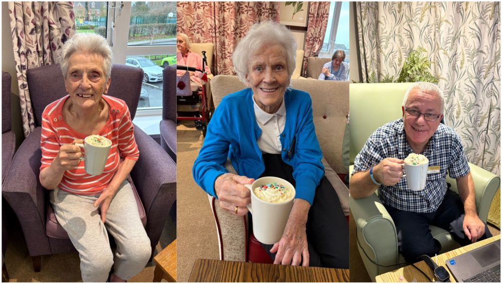 Festive Hot Chocolate & Christmas Movie Afternoon Brings Smiles to Residents and Staff 1 Press release images collage templates 6