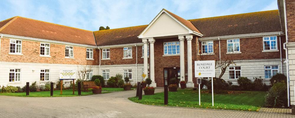 Rosedale Court Care Home exterior, Essex