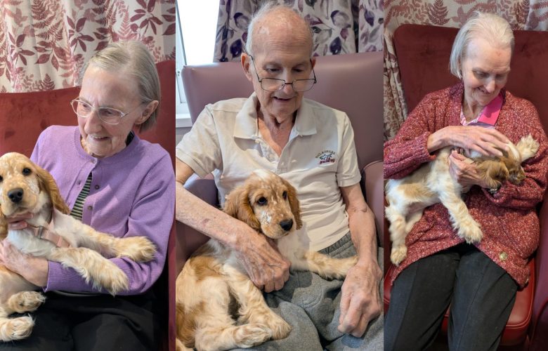 Puppy Visit Brings Joy to Residents at Liberty House 11 Caldwell Grange 3