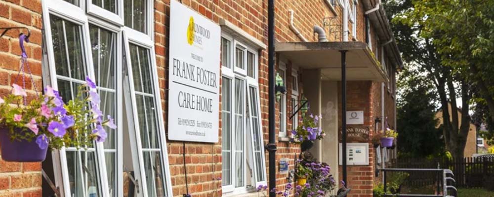 Frank Foster House Care Home exterior, Essex