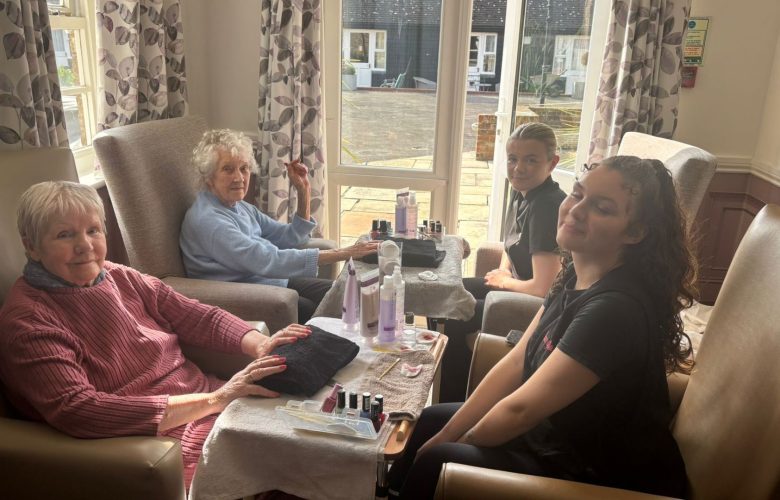 The Whitecroft Welcomes Local Beauty Academy for Resident Pamper Session 6 Press release images collage templates 2026 03 25T095447.508