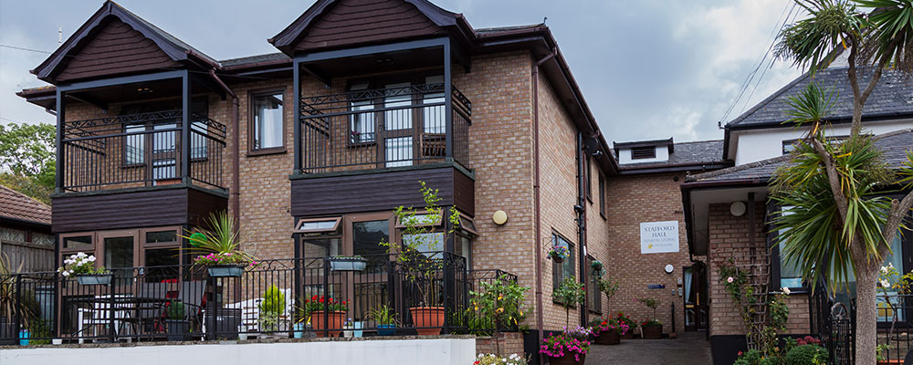 Stafford Hall Care Home exterior, South Benfleet, Essex