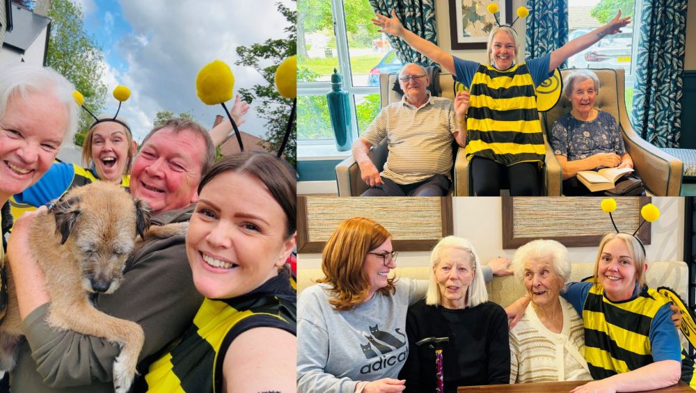 Rose House Care Home Celebrates National Bee Day with Joyful Afternoon Tea 1 Press release images collage templates 2026 05 21T100230.673