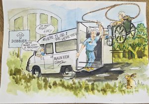 Maun View Residents Enjoy Meaningful Day Out at Dobbies Garden Centre 1 drawing Wellbeing Maun View